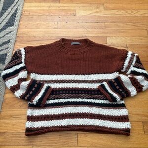 Elsamanda Multicolor Striped Sweater Size Medium